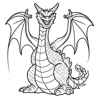 Pagina Para Colorear Del Majestuoso King Ghidorah 8556-7012