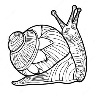 Caracol Páginas Para Colorear