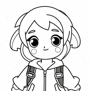 Pagina Para Colorear De Personaje Tomboy De Gacha Life 8635-7072