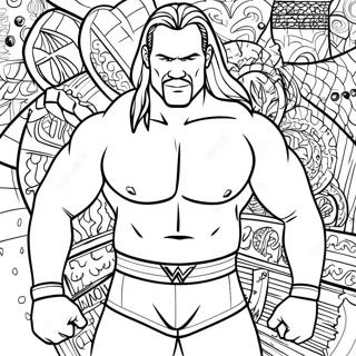 Pagina Para Colorear De Wwe 8695-7118