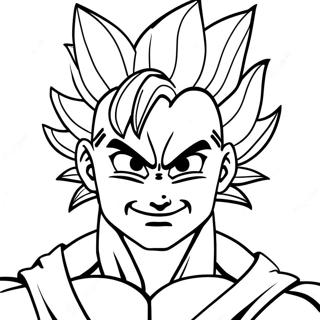 Gogeta Páginas Para Colorear