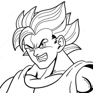 Pagina Para Colorear De Gogeta Super Saiyan En Batalla 8767-7169