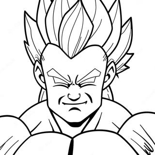 Pagina Para Colorear De Gogeta Super Saiyan En Batalla 8767-7172