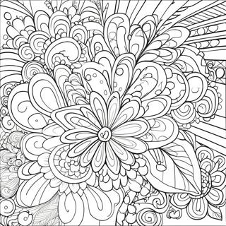 Pagina Para Colorear De Arte Con Sharpie Colorido 8787-7188