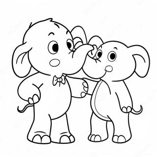 Pagina Para Colorear Elefante Y Piggie 8896-7272