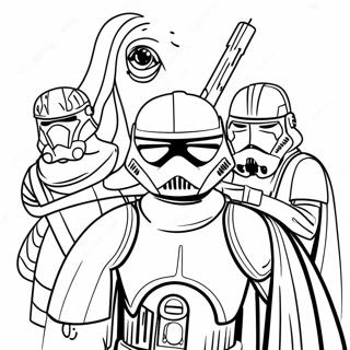 Pagina Para Colorear Personajes De Star Wars 8917-7292