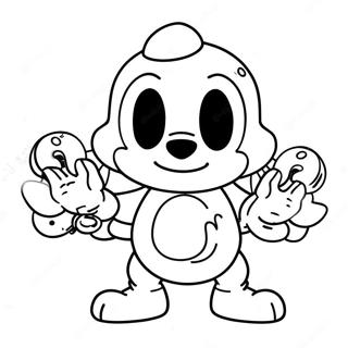 Cuphead Páginas Para Colorear