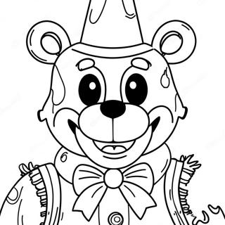 Pagina Para Colorear De Freddy Fazbear Espeluznante 8937-7307