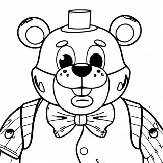 Pagina Para Colorear De Freddy Fazbear Espeluznante 8937-7308