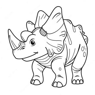 Triceratops Páginas Para Colorear