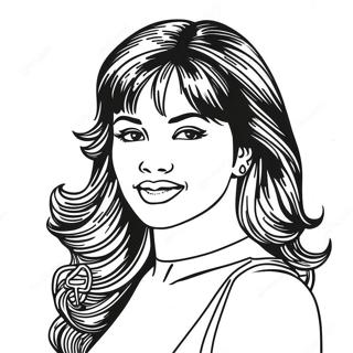 Pagina Para Colorear De Selena Quintanilla 9006-7358