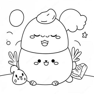 Pagina Para Colorear De Los Adorables Personajes De Sumikko Gurashi 9017-7369