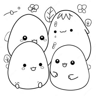 Pagina Para Colorear De Los Adorables Personajes De Sumikko Gurashi 9017-7372