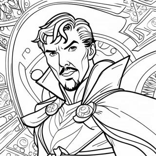 Pagina Para Colorear De Doctor Strange 9026-7374