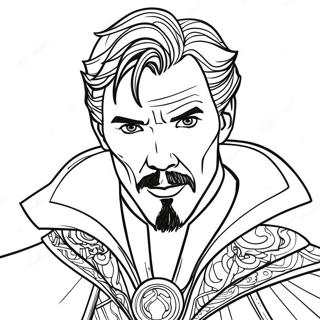 Pagina Para Colorear De Doctor Strange 9026-7375