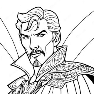 Pagina Para Colorear De Doctor Strange 9026-7376