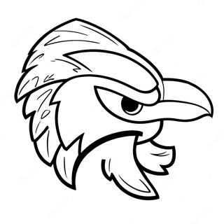 Pagina Para Colorear Del Mascota De Los Philadelphia Eagles 902-721