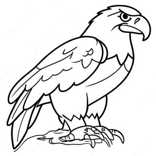 Pagina Para Colorear Del Mascota De Los Philadelphia Eagles 902-722