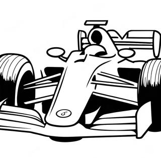 Pagina Para Colorear De Un Coche De Carreras De Formula 1 9056-7399