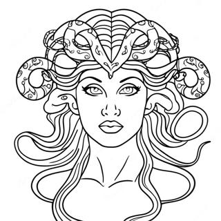 Pagina Para Colorear De Medusa 9096-7431