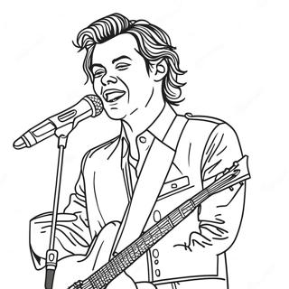 Pagina Para Colorear Harry Styles En Concierto 9197-7513