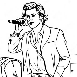 Pagina Para Colorear Harry Styles En Concierto 9197-7514