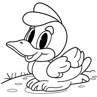 Pato Daisy Páginas Para Colorear