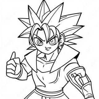 Pagina Para Colorear De Yugi Muto El Duelista 9267-7570