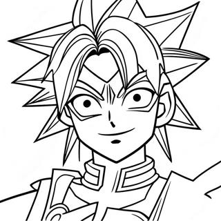 Pagina Para Colorear De Yugi Muto El Duelista 9267-7571