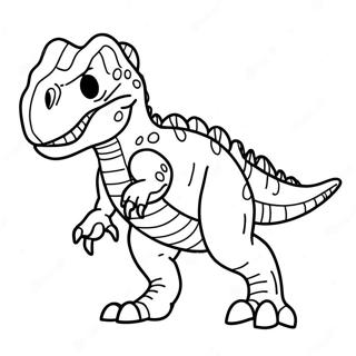 Pagina Para Colorear De Un T Rex Realista 931-743