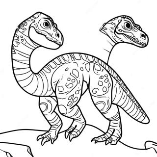 Dinosaurios Páginas para Colorear