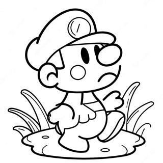 Pagina Para Colorear De Paper Mario 9366-7646