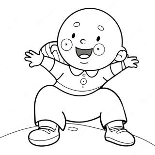 Caillou Páginas Para Colorear