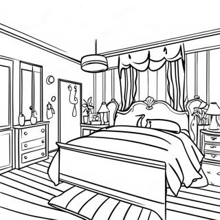 Pagina Para Colorear De Un Dormitorio 9446-7710