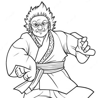 Pagina Para Colorear De Satoru Gojo En Accion 952-761