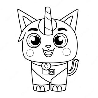 Pagina Para Colorear De Unikitty 9626-7851