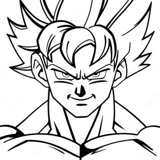 Goku Instinto Ultra Páginas Para Colorear