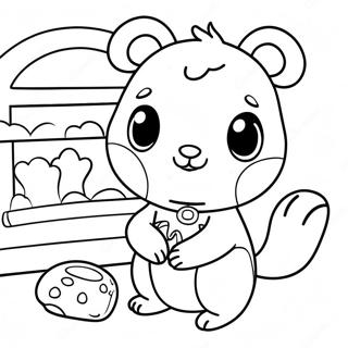 Pagina Para Colorear De Calico Critters 9776-8043