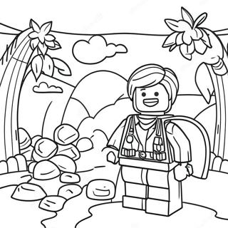 Pagina Para Colorear De Escena De Aventura De Lego Dreamzzz 9807-8069