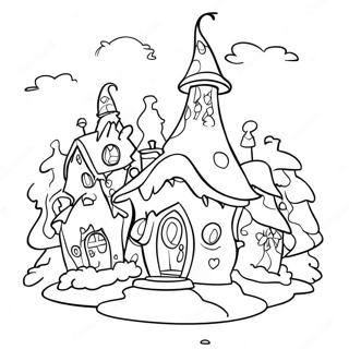 Pagina Para Colorear De Casas De Whoville 9826-8018