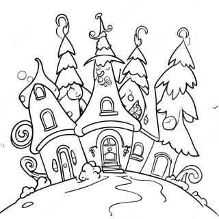 Pagina Para Colorear De Casas De Whoville 9826-8082