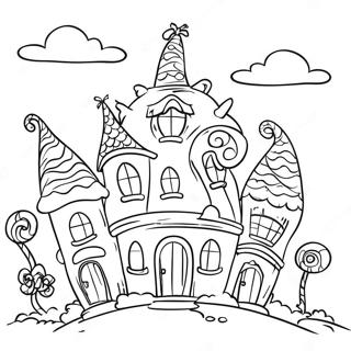 Pagina Para Colorear De Casas De Whoville 9826-8084