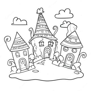 Pagina Para Colorear De Casas Coloridas De Whoville 9827-8023