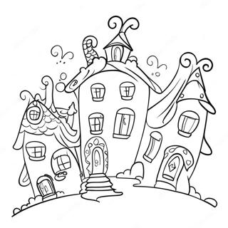 Pagina Para Colorear De Casas Coloridas De Whoville 9827-8024