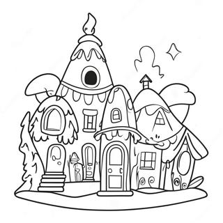 Pagina Para Colorear De Casas Coloridas De Whoville 9827-8085