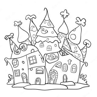 Pagina Para Colorear De Casas Coloridas De Whoville 9827-8086