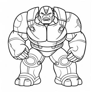 Hulk Buster Páginas Para Colorear