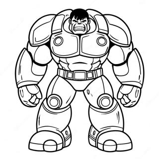 Pagina Para Colorear De Hulk Buster 9866-8116