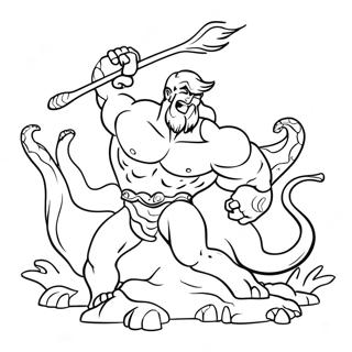 Pagina Para Colorear De Hercules Luchando Contra La Hidra 9947-8184